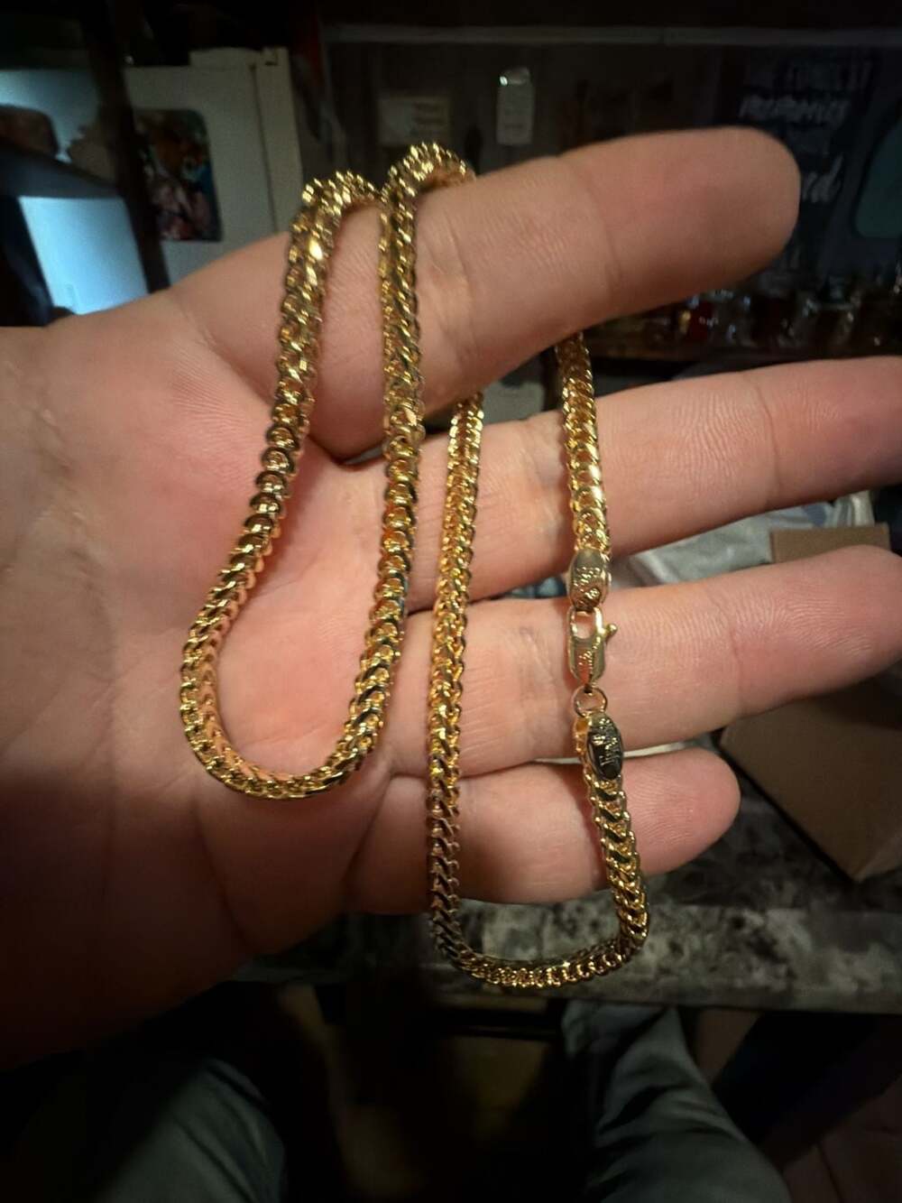 Gold filled Franco Chain Necklace 20
Inch